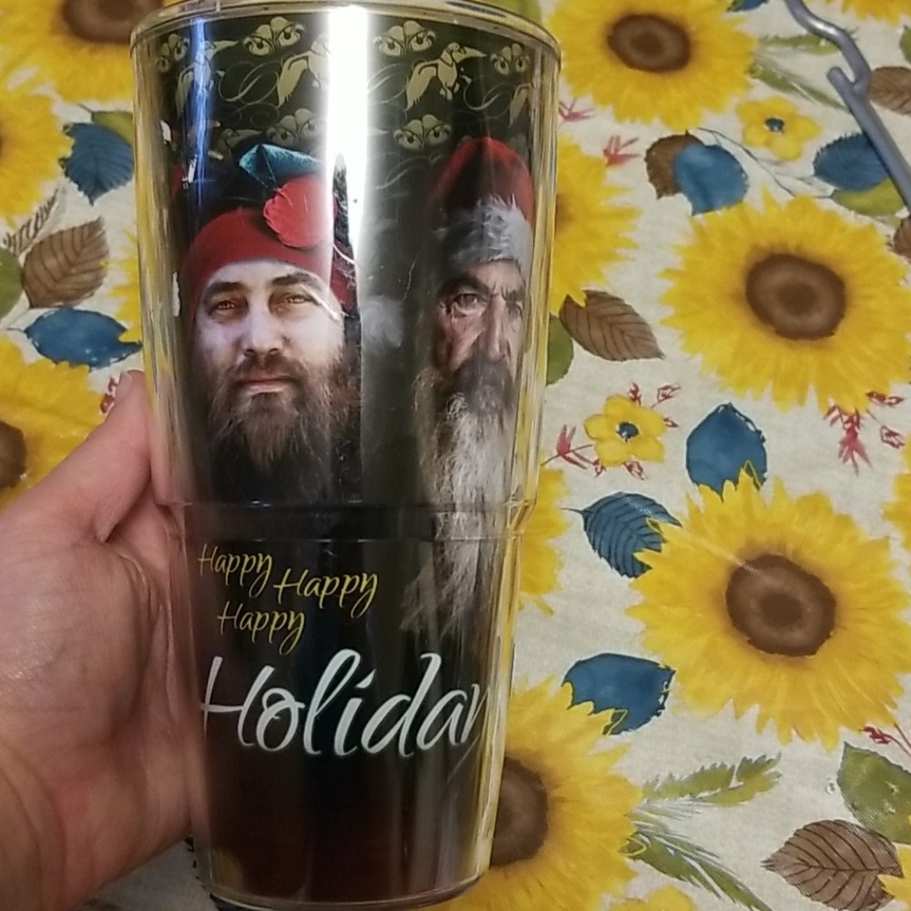 💎Duck dynasty holiday tervis tumbler cup